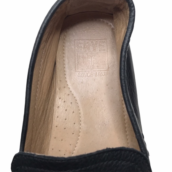 Frye Men's Leather Loafers Black Size 12 - Picture 9 of 12